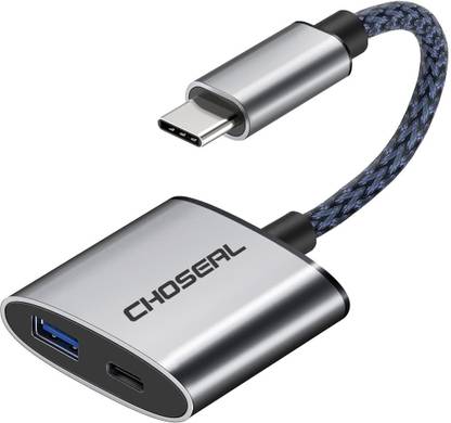 CHOSEAL USB C to USB Adapter with Type C Charging, 2 in 1 Type C 3.0 OTG Splitter USB Adapter