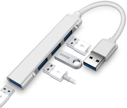 Tobo USB Hub 3.0 4 Ports Multi-USB Splitter Adapter Aluminum Alloy USB2.0/USB3.0 USB Adapter