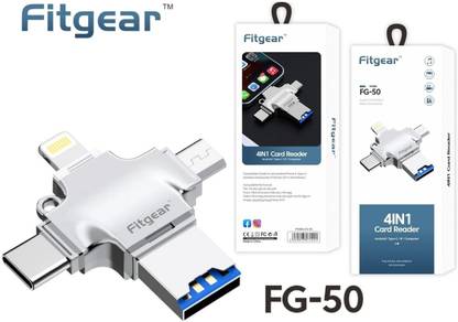 RETRACK FG-50 4IN1 USB 3.0 Micro SD to USB Card Reader USB for Lightning Adapter USB Adapter