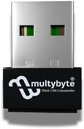 Multybyte Wireless WiFi Adapter,USB WiFi Adapter 950 Mbp Wireless Network Receiver Dongle USB Adapter