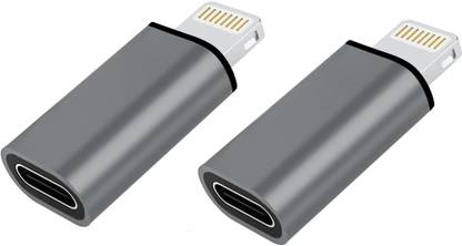 FKU (2PC) USB C Female to Lightning Male Adapter for iPhone USB Adapter