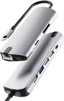 Soopii 9 in1 USB C Hub Multiport Adapter with HDMI 4K 60hz Output, USB Type C USB Adapter