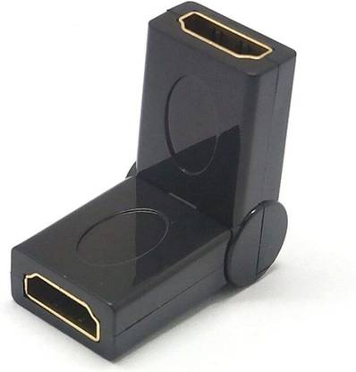 RuhZa HDMI 1.4 Multi Angle Swivel Coupler Adapter Connector Extender 4K 1080P (Female to Female) HDMI Connector