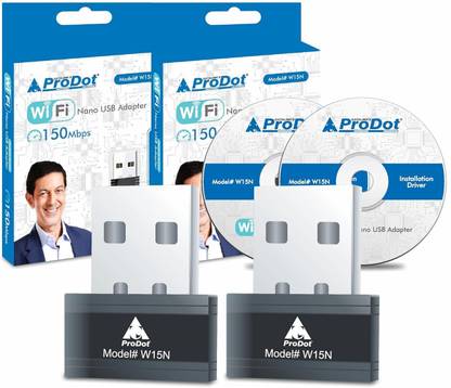 PRODOT 150Mbps 2.4GHz USB WiFi Adapter, Nano WiFi Dongle USB Adapter