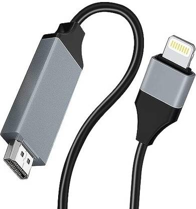 RuhZa Lightning to HDMI Adapter Cable 1080P HDTV Cable Adapter Digital Connector Compatible with iPhone/iPad/iPod on HD TV Monitor Projector Laptop Accessory