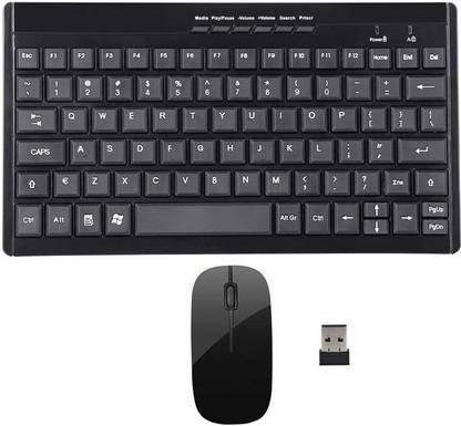 Lipzie USB Nano Receiver, Slim and Ergonomic Design 20 Years Warranty Wireless Keyboard and Mouse Combo for PC & Laptop Laptop Accessory