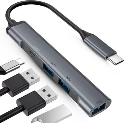 WEROX G-LITE 4 in 1 USB C Hub 5Gbps Data Rate for MacBook Pro, iMac G-LITE 4 in 1 USB C Hub 5Gbps Data Rate for MacBook Pro, iMac USB Hub