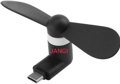 JANGI Type-C Personal USB Mini Fan 163 for Android Cell Phones USB mini Fan Type-C portable mini fan 163 usb OTG adaptor gadget for all mobiles USB Fan