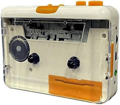 RuhZa USB Cassette, 218SP Cassette Players Captures MP3 Audio Music via PC Compatible with Laptops and Personal Computers Laptop Accessory