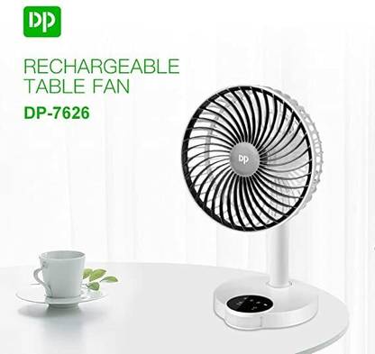 Dp 7626 (RECHARGEABLE TABLE FAN) 7626 (RECHARGEABLE TABLE FAN) USB Fan
