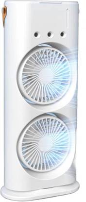 MY BABY LOVE A PERFECT CARE Portable Fan Double Ended Spray Fan, Desk Fan Cold Air Fan 3 Gears Rechargeable Cooling Fan All in one Cooler