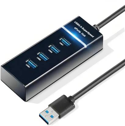 DELL 3.0 USB HUB, Super speed 4 port usb hub, Best for Pc & Laptop 3.0 USB HUB USB Hub