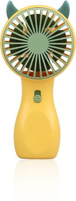 Symbelle USB Fan with Lights for Desktop and Travel - Portable Rechargeable Mini Fan | SQ 2237 USB Fan