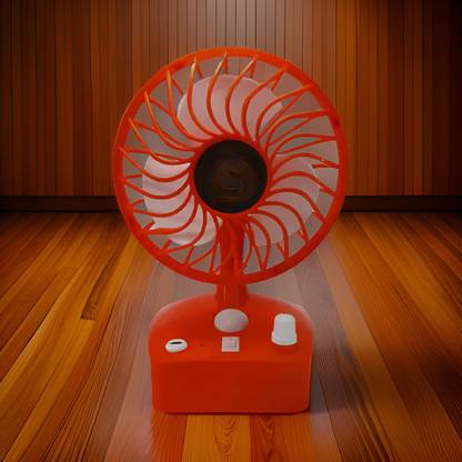 Clairbell Mini Ac Cooler Rechargeable Cool Fan Portable (USB Fan) With LED Light_NKW268 Trendy Rechargeable Fan Light Weight Mini Fan_AC268 USB Fan