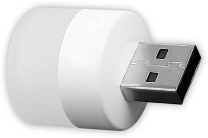 VCR USB LED Bulb Mini Light Pack of 1 Small LED White Light Ideal for Indoor and Outdoor Use, 1W, LED USB Power Source - 1 pc Led Light