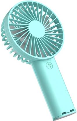 HALOZA (RECHARGEABLE PORTABLE USB FAN) 2000mAh Lithium Battery Mini USB Fan Mini Hand fan Rechargeable Mini Fan with USB Charging 3 Speed Option Fan USB Fan