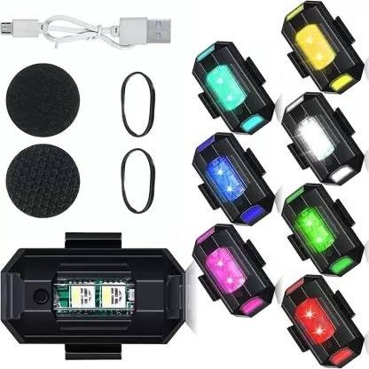 NKL LED Light 7 Colors + Flashing Modes for Drone Helmets Bike Aircraft Light 594 Shower Laser Light