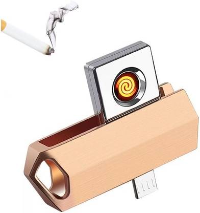 GREYFIRE Type-C USB Phone U-Disk Without Battery Keychain Cigarette Lighter