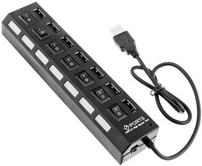 Unbranded HI-SPEED 7 PORT USB HUB HI-SPEED 7 PORT USB HUB USB Hub