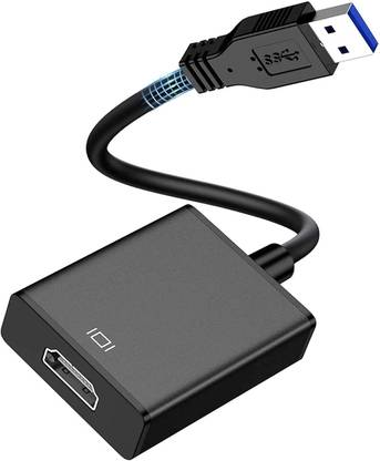 microware USB to HDMI Adapter, USB 3.0/2.0 to HDMI 1080P Video Graphics Cable Converter with Audio for PC Laptop Projector HDTV Compatible Windows XP/7/8/10 Laptop Accessory