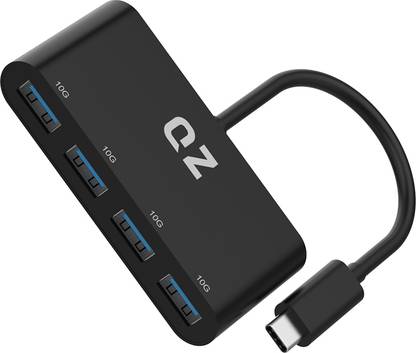 QZ [USB 3.2, 10Gbps] USB 3.2 Hub for Next Gen Office Work Stations, USB Hub 3.2 QZHB23 USB Hub