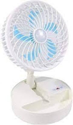Youthfull Small Cooling Handy Desk Home Office Table Battery USB Rechargeable Portable fan YF JR-555 Adjustable Mini Fan Rechargeable 5 blade Fan with LED light Rechargeable Fan