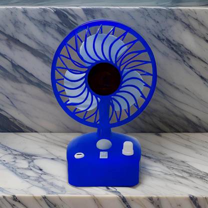 FRONY Mini Ac Cooler Rechargeable Cool Fan Portable (USB Fan) With LED Light_XXX198 Trendy Rechargeable Fan Light Weight Mini Fan_DC198 USB Fan