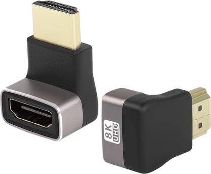 VOOCME HDMI Male to Female Support 3D 8K HDMI Extender 8K HDMI Adapter 90 Degree CONNECTER HDMI Connector