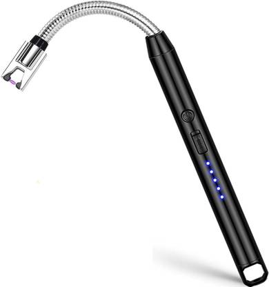 NIMYANK Rechargeable Gas Lighter For Kitchen Stove,Candle, 360deg Flame Adjustable NI92 USB Rechargeable Electric Lighter for Kitchen, Pooja Room, Candles, BBQ NI92 Cigarette Lighter