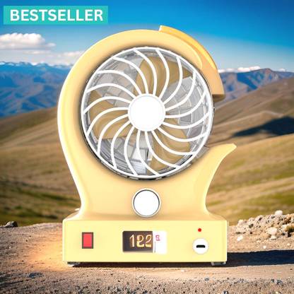 Clairbell Wind Fan (AC Cooler) (Rechargeable USB Fan) high speed KJ231 Wind Fan ( Rechargeable Table Fan) (Mini Fan) for Home, office KJ231 USB Fan