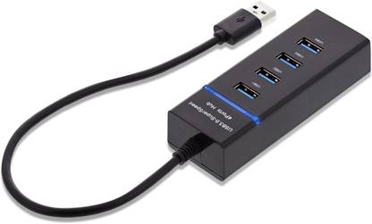 Wanzhow High Speed 4 Port USB 3.0 Multi Hub Splitter Expansion USB Hub for Desktop PC Laptop Adapter USB Hub