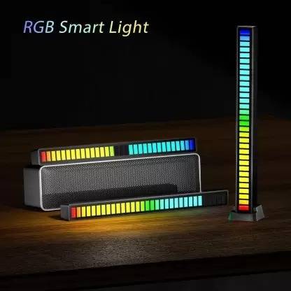 NKL Led RGB Light Bar RGB Music Level Indicator Light USB Charge 09 Led RGB Light Bar 09 Led Light