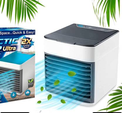 Oblivion Mini Portable Air Cooler Mini Portable Air Cooler with LED Light & Water Fill for Instant Cooling USB Air Cooler