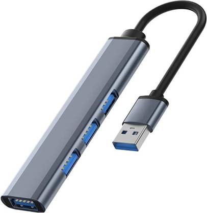 Henture Aluminium USB Hub Compatible for PC, MacBook, Mobile 3.0 USB Hub 3.0 USB Hub