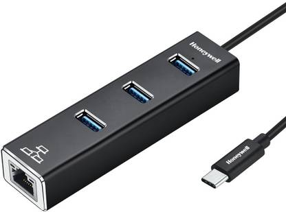 Honeywell Type C Gigabit Ethernet Adapter HC000006/ADP/BLK Laptop Accessory, USB Cable, USB Hub