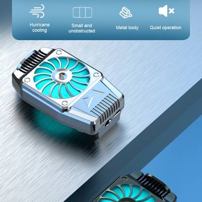 TECHGEAR Cell Phone Heatsink Fast Cooling Phone Cooler With usb cable Phone Radiator, Rechargeable Portable Phone Fan USB Fan
