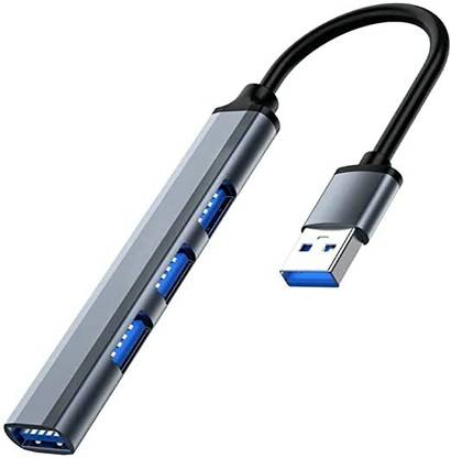 autoskills USB HUB for iMac Pro, MacBook Air, Mac Mini/Pro, Notebook PC 4-Port High Speed ​​USB Hub with Aluminum Alloy (1xUSB 3.0 + 3xUSB 2.0) USB Hub