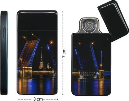 AERALUX Slim and Smart Lighter – Voice, Blow, Shake & Knock Activated USB Rechargeable Pocket Lighter