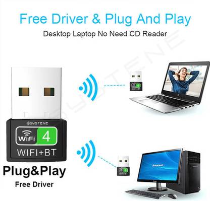 VOOCME USB Bt WiFi 2 in 1 2.4g Wireless WiFi Bluetooth 150mbps Dual Band Wireless Pc Adapter Wireless Bluetooth