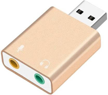 SOUVENIR 7.1 Channel USB Stereo Audio Sound Adapter External Sound Card Compatible With BM 800 Mic Just Plug and Play Sound Card USB 2.0 Sound Card for Computer And Laptop 7.1 Channel USB Stereo Audio Sound Adapter External Sound Card Compatible With BM 800 Mic Just Plug and Play Sound Card USB 2.0 Sound Card for Computer And Laptop Sound Card USB Sound Card 7.1 Channel USB External Stereo Sound Adapter Splitter Converter with Volume Control for Windows and Mac,Plug & Play Sound Card for BM 800 Mic and Studio Recording Laptop Accessory, Sound Card