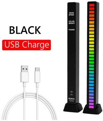 RHONNIUM LED Strip Light Flexible RGB Luminous Pickup Music Voice Rhythm Lights LED Strip Light Flexible RGB Luminous Pickup Music Voice Rhythm Lights-X29 Led Light