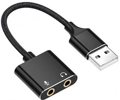 SarvoTeleweb Sound Card USB to Audio Adapter Converter Plug Play Sound Card USB to Audio Adapter Converter Plug Play Sound Card