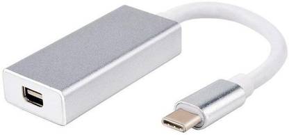 VOOCME USB 3.1 Type C to Mini DP Display Port Female Adapter Cable for Aple New MackBook 12 Monitor Projector USB Hub