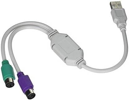 ALRITO PS2 Active Adapter USB Type A Male to PS 2 Femalefor Keyboard Mouse for Keyboard Mouse USB Cable