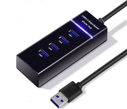 POZUB USB Multiport Extension Board Charger Socket Hub For Keyboard,Mouse,Pen drive Electrical Extension Charging Switch Board USB Hub Cable Adapter LED Indicator USB Hub, Laptop Accessory, USB Charger, USB Cable, Expansion Card, USB Flash Drive