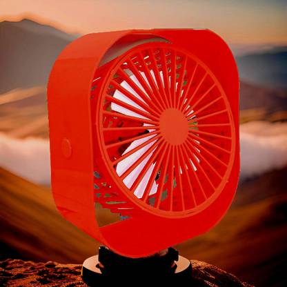Clairbell Superior Portable USB Desk Fan with Direct Plug-In AC Cooler Mini Fan_ZSR195 Trendy (Direct Fan) Light Weight Portable Fan_FC195 USB Fan