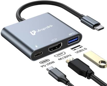 Ultraprolink UM1044 Type C Multiport Adapter / Smart Hub 3 in 1 USB Type UM1044 USB Hub