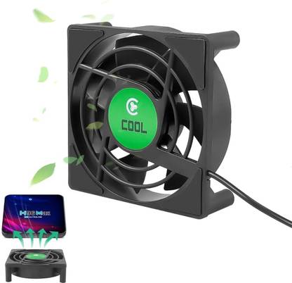 ZITRONIX Mini Cooling Fan 3.3 Inches USB Desk Cooling Fan for Router USB Plug External Cooling Fan for Small Appliances and Electronics USB Air Cooler