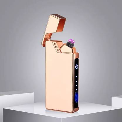 ASTOUND Premium Quality Finger Touch Switch Electronic Windproof Rechargeable Lighter Premium Quality Finger Touch Electronic LED Windproof Rechargeable Lighter-10p Cigarette Lighter