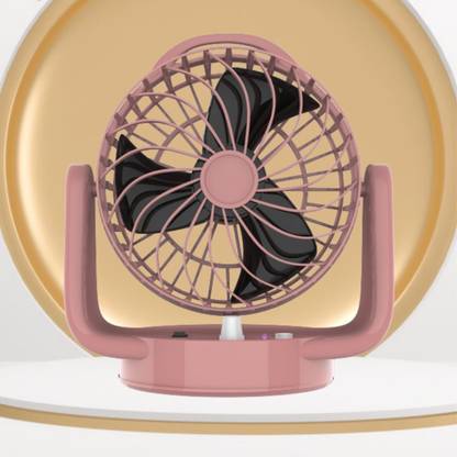 FRONY Hawa Hawai S363 HAWA HAWAI:7 Speed,LED Light,USB Rechargeable,very silent| Chill Anywhere Rechargeable Fan